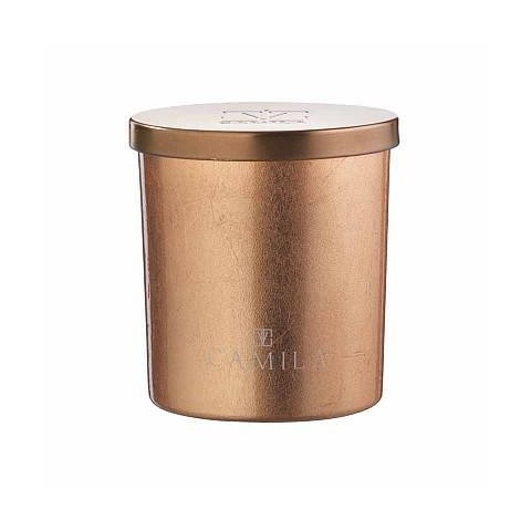 CANDELA MEDIA FOGLIA RAME H8XD7.5